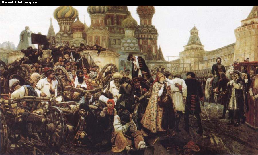 Vasily Surikov The Morning of the Execution of the Streltsy